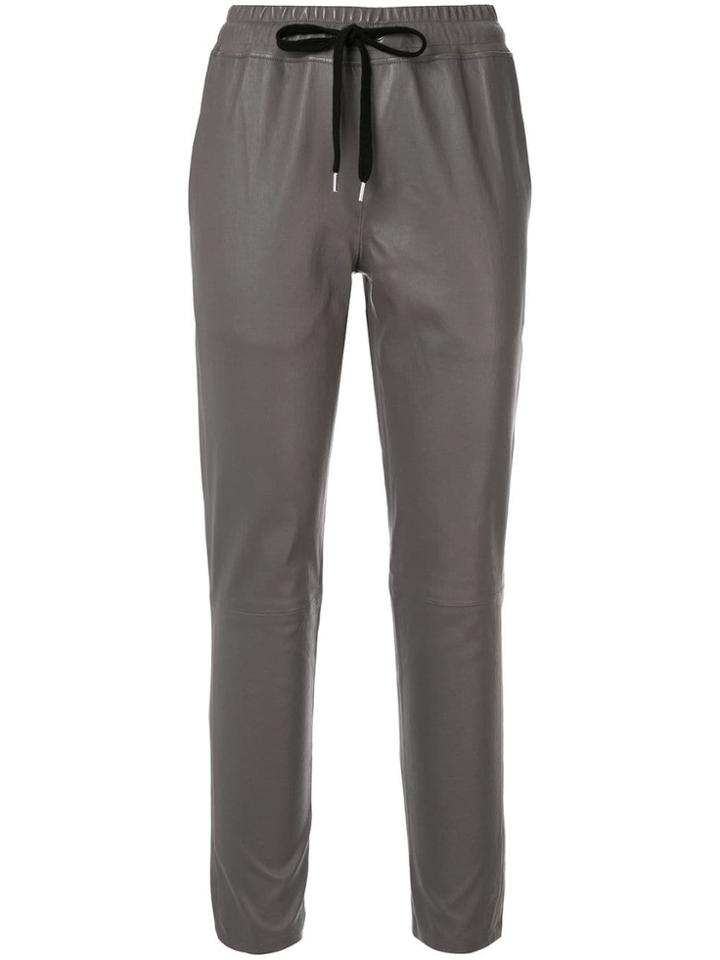 Inès & Maréchal Drawstring-waist Slouchy Trousers - Grey