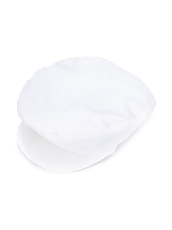 Il Gufo - Newsboy Cap - Kids - Cotton/polyester/spandex/elastane - 44 Cm, White