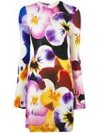Christopher Kane Floral Print Shift Dress, Women's, Size: Small, Spandex/elastane/viscose