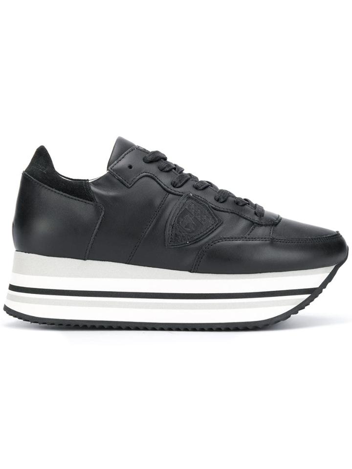 Philippe Model Tropez High Sneakers - Black