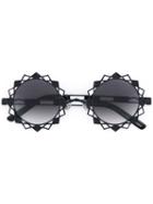 Pared Eyewear - Moon & Stars Sunglasses - Women - Plastic - One Size, Black, Plastic