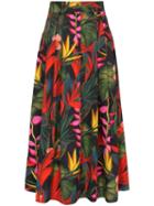 Mara Hoffman Tulay Floral-print Midi Skirt - Multicolour