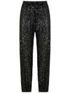 Nk Blow Marta Sequinned Trousers - Black