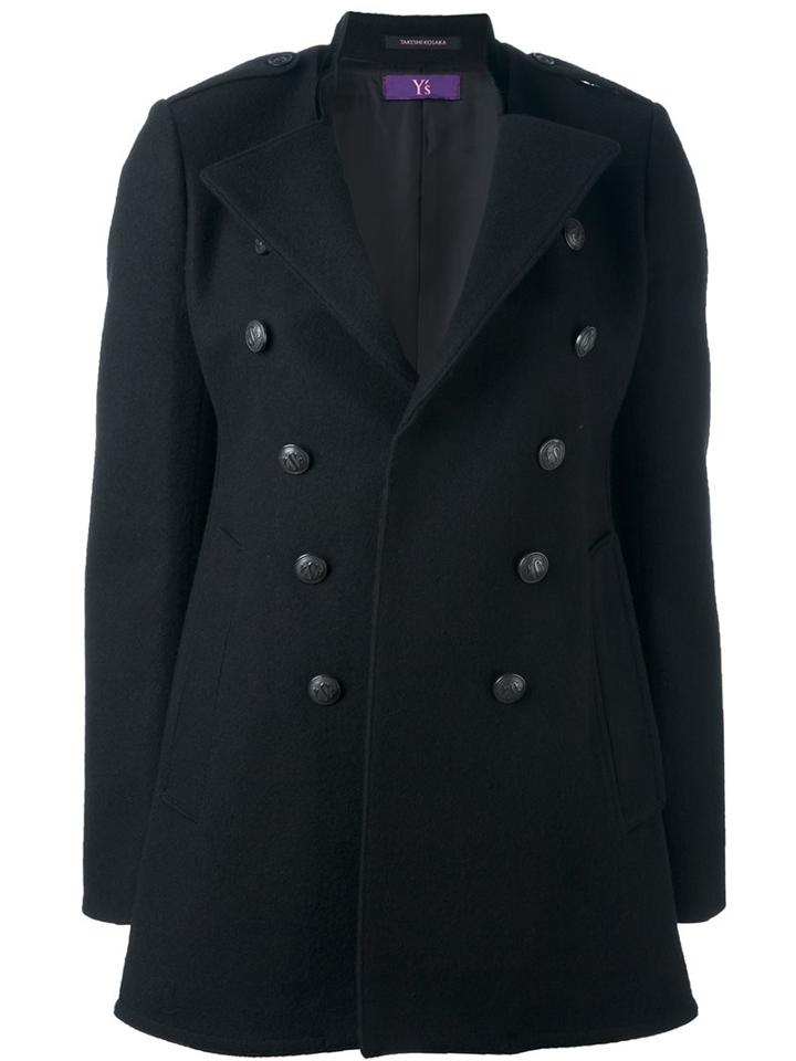 Y's Stand Collar Coat