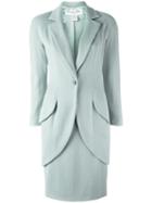 Christian Dior Vintage Skirt Suit, Women's, Size: 38, Blue
