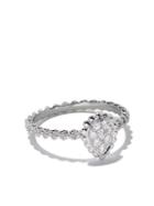 Boucheron 18kt White Gold Diamond Serpent Bohème Xs Ring - Wg