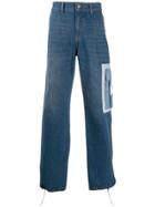 Ader Error Forza Side Pocket Jeans - Blue