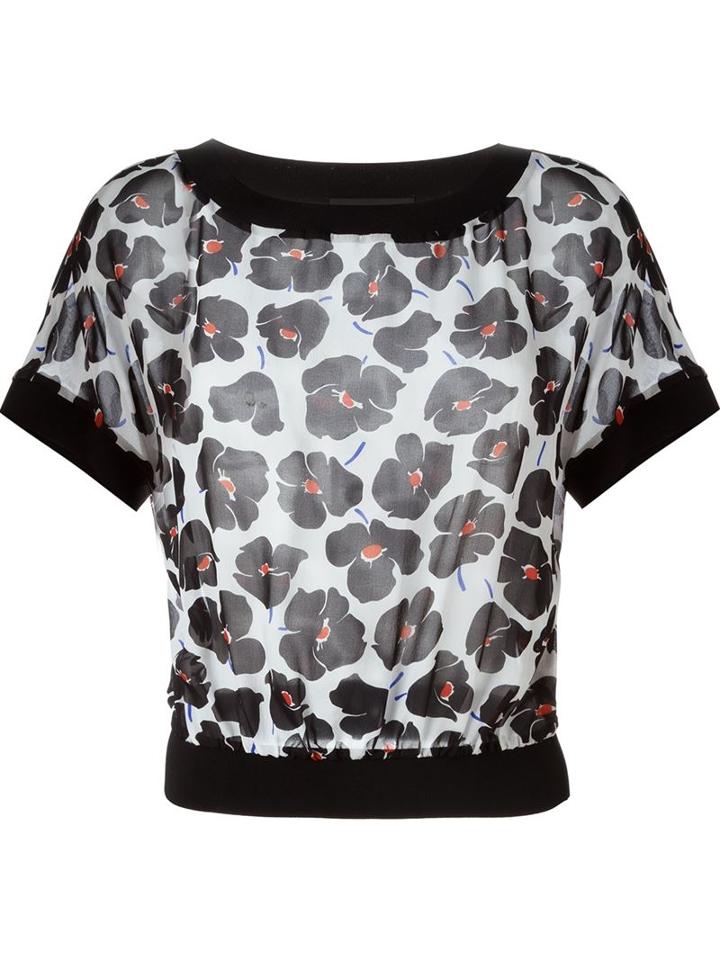 Boutique Moschino Floral Print Blouse