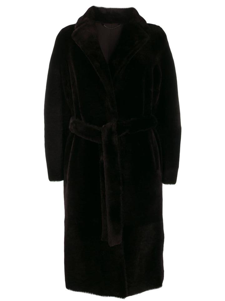 Desa 1972 Belted Coat - Brown