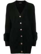 Simonetta Ravizza Panelled Cardigan - Black