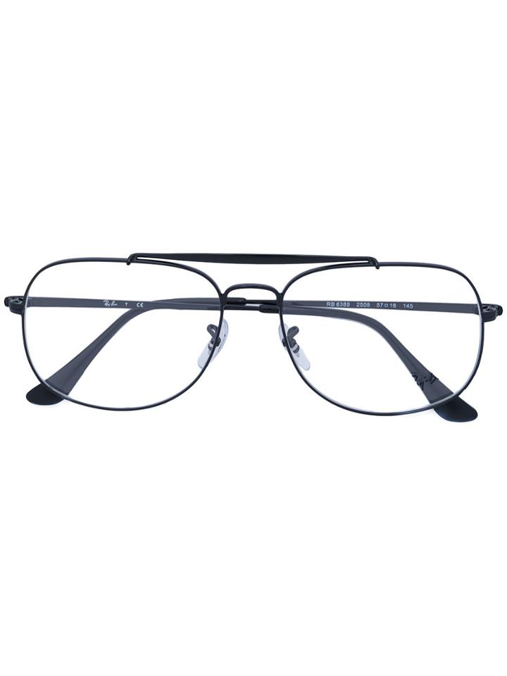 Ray-ban Aviator Shaped Glasses - Black