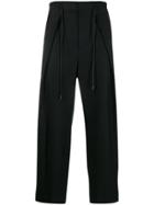 Juun.j Layered Tapered Trousers - Black