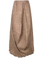 Uma Wang Asymmetric Skirt - Brown
