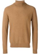 Manuel Ritz Turtleneck Jumper - Brown