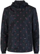 Gucci Wasp Print Windbreaker Jacket, Size: 48, Black, Polyimide