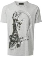 Rh45 Cobra Print T-shirt - Grey
