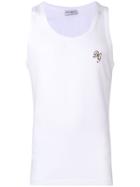 Dolce & Gabbana Underwear Logo Fitted Vest Top - White