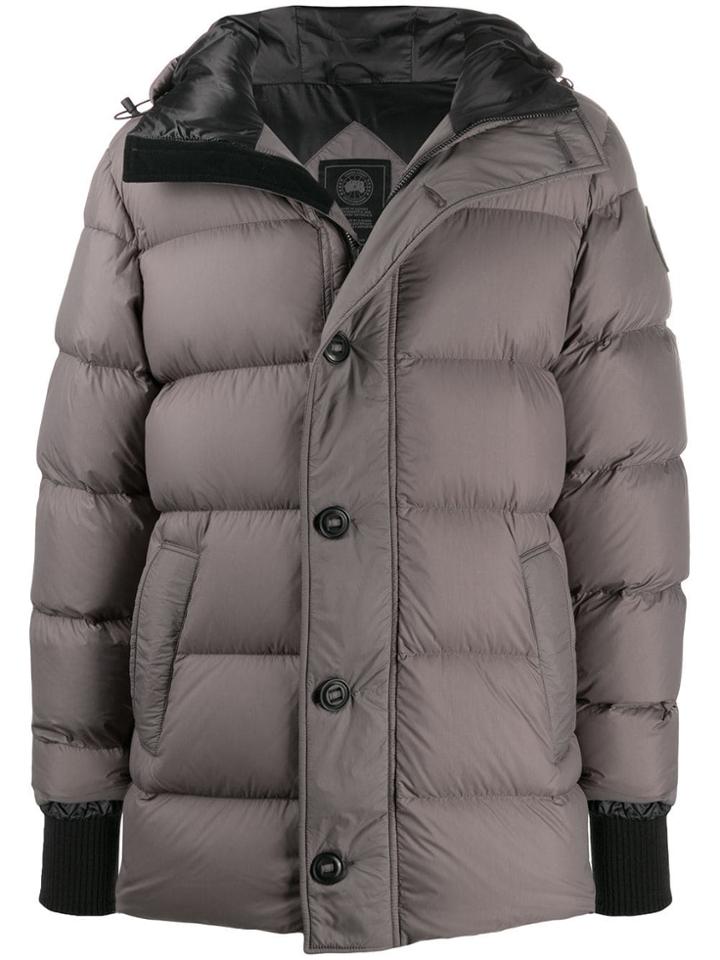 Canada Goose Padded Hooded Coat - Grey