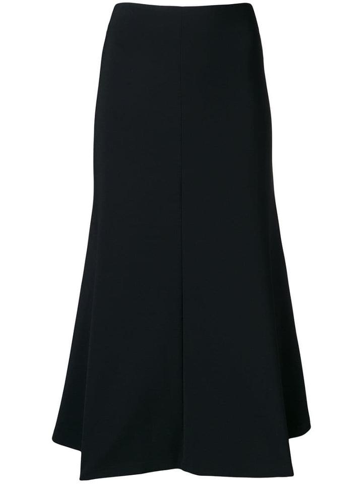 A.w.a.k.e. Mode Flared Midi Skirt - Black