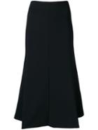 A.w.a.k.e. Mode Flared Midi Skirt - Black