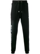 Philipp Plein Logo Bar Jogging Trousers - Black