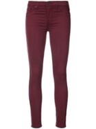Hudson Mid-rise Nico Skinny Jeans - Red