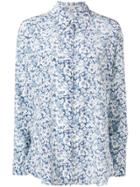 Stella Mccartney Floral Print Shirt - Blue