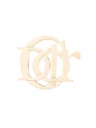 Christian Dior Pre-owned Logo Brooch - Gold