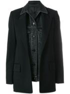 Alexander Wang Denim Blazer Jacket - Black
