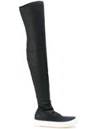 Rick Owens Drkshdw Sneaker Thigh High Boots - Black