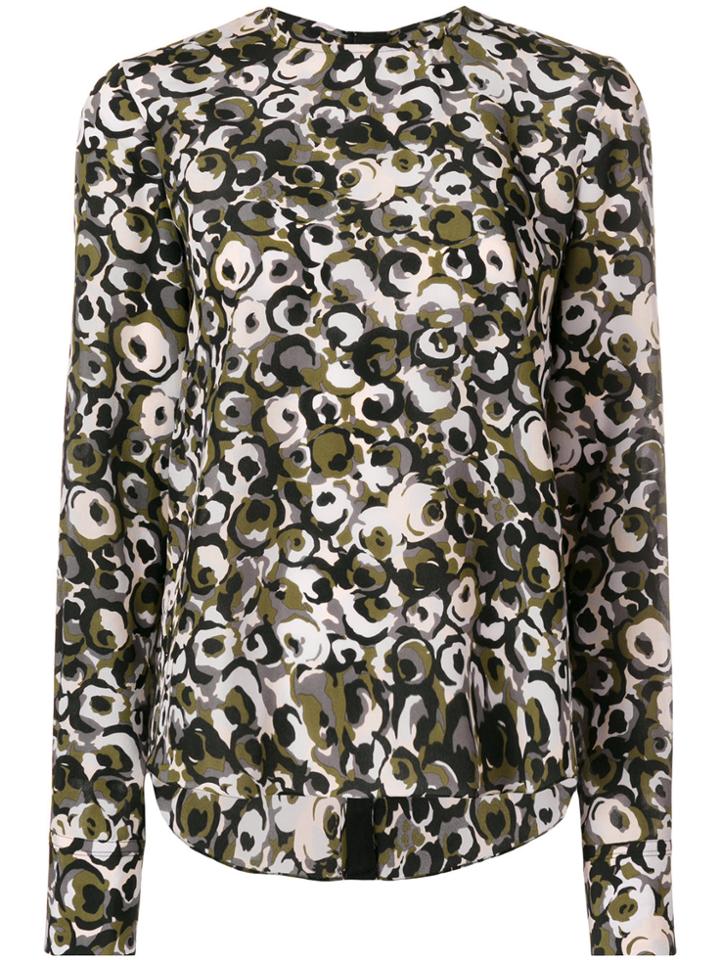 Marni Marken Print Blouse - Green