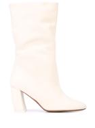 Neous Ophyrs Leather Boots - White