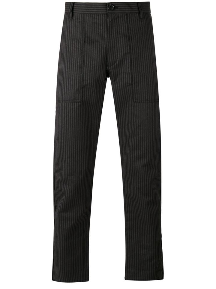 Comme Des Garçons Shirt - Regular Trousers - Men - Cotton - L, Black, Cotton