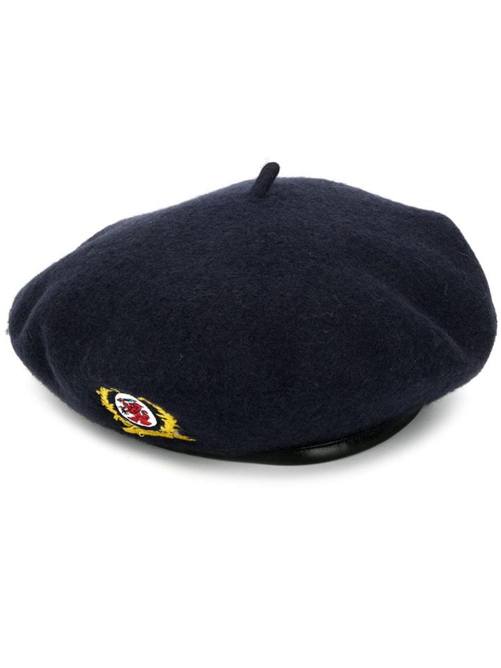 Hilfiger Collection Embroidered Beret - Blue