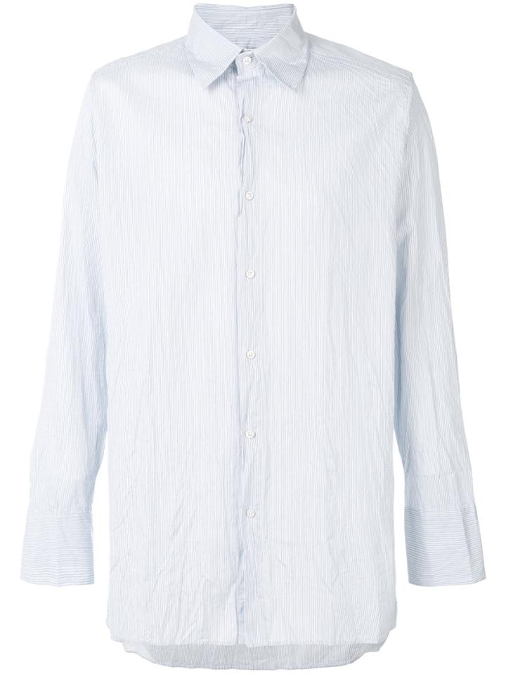 Wales Bonner Creased Effect Shirt - Blue