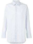 Wales Bonner Creased Effect Shirt - Blue