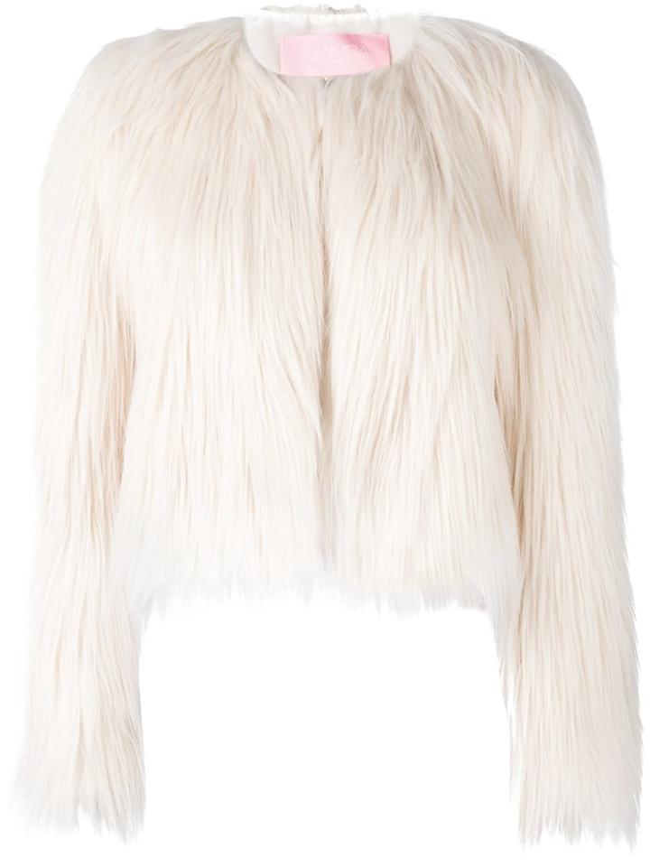 Giamba Collarless Short Coat