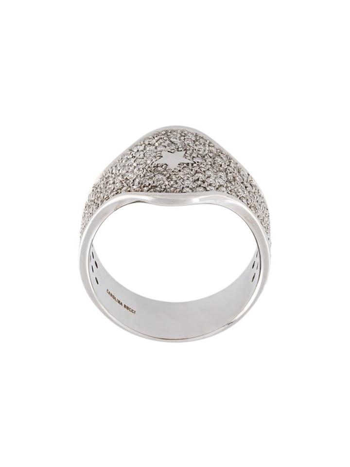 Carolina Bucci 'superstellar' Shield Ring, Women's, Size: 4 3/4, Metallic