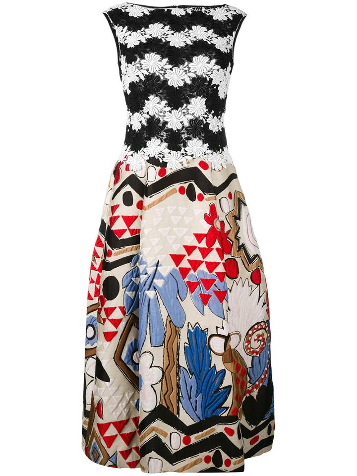 Talbot Runhof - Morikana Dress - Women - Polyester/acetate/cupro - 46, Polyester/acetate/cupro