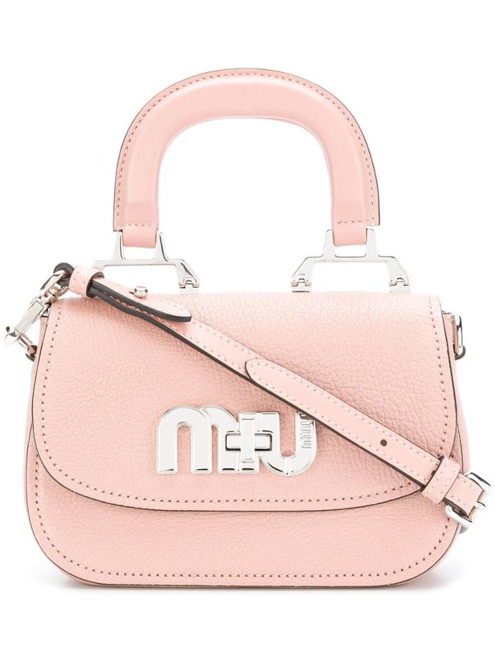Miu Miu Madras Crossbody Bag - Pink & Purple