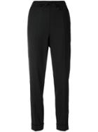 P.a.r.o.s.h. Drawstring Tapered Trousers - Black