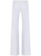 Fisico Ribbed Flared Trousers - White
