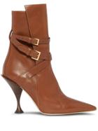 Burberry Point-toe Ankle Boots - Brown