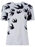 Mcq Alexander Mcqueen Swallow Swarm Patch T-shirt - Grey