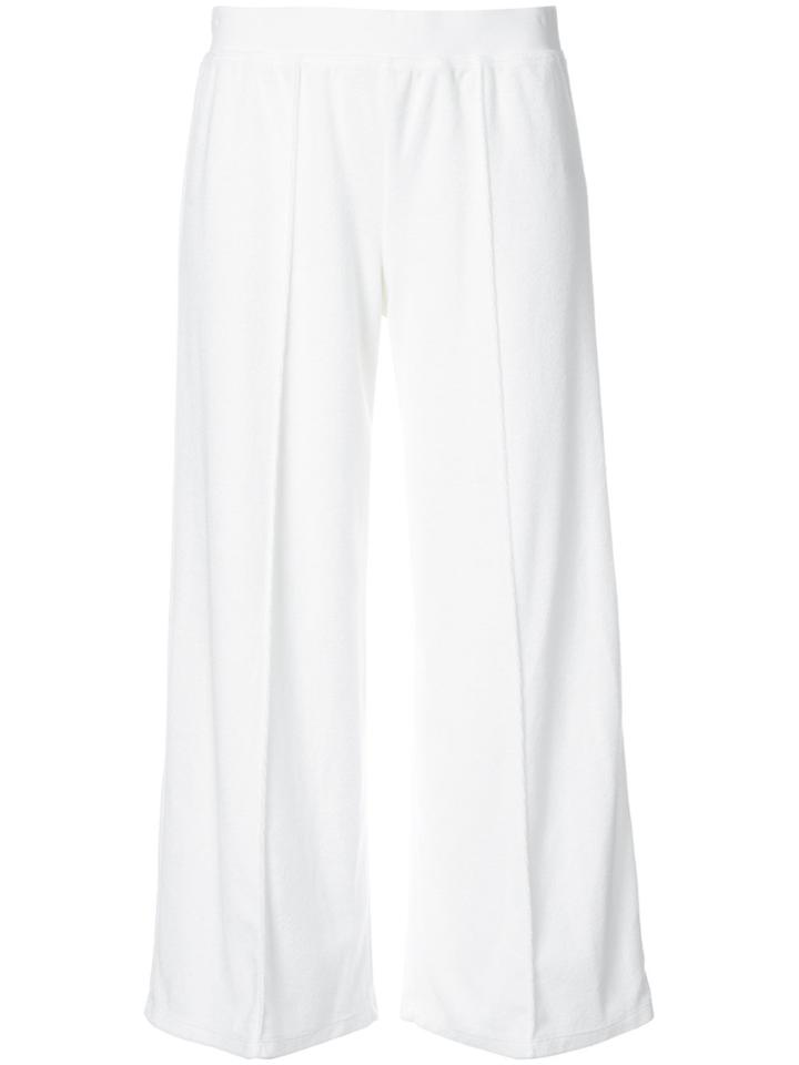 Atm Anthony Thomas Melillo Cropped Palazzo Pants - White