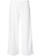 Atm Anthony Thomas Melillo Cropped Palazzo Pants - White