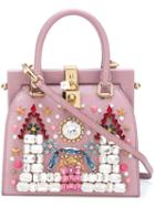 Dolce & Gabbana Embellished Castle Tote, Women's, Pink/purple