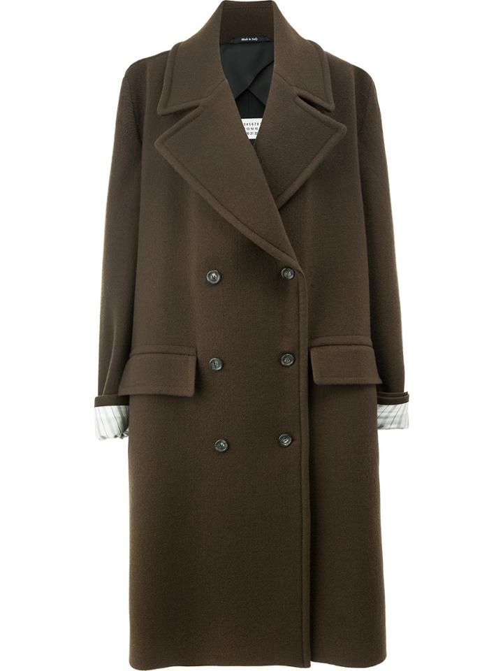 Maison Margiela Oversized Buttoned Coat - Green