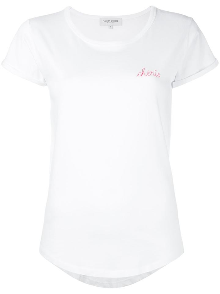 Maison Labiche - Cherie T-shirt - Women - Cotton - S, White, Cotton