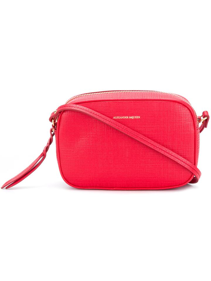Alexander Mcqueen Small Camera Bag - Red